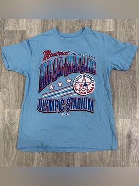 '47 Light Blue Graphic Tee with White Logo